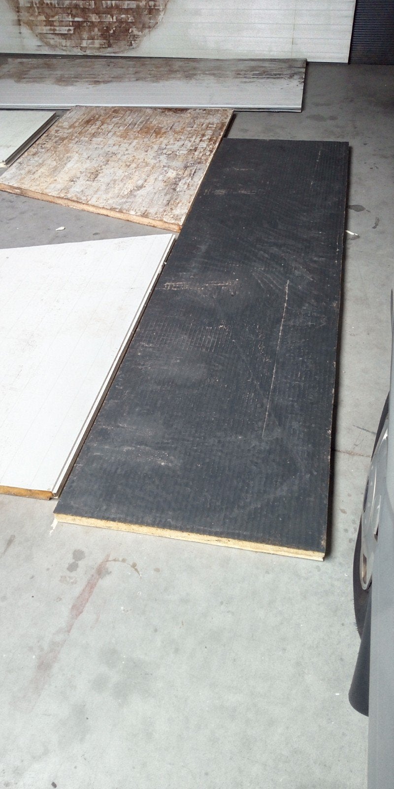 Restanten sandwichpanelen 4 cm dik, Ophalen, Gebruikt