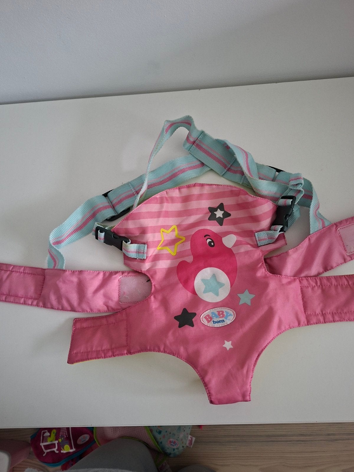 Baby Born Draagzak voor Poppen - Roze met Sterren, Ophalen of Verzenden, Gebruikt, Draagzak, Baby Björn