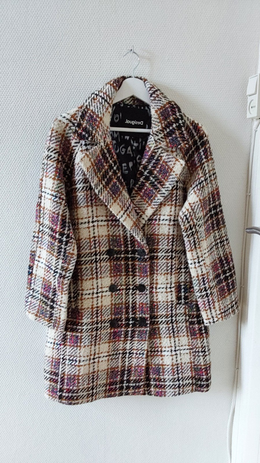 Mooie Desigual mantel maat 36, Meerkleurig, Ophalen of Verzenden, Zo goed als nieuw, Desigual