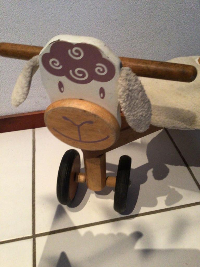 houten loopfietsje SCHAAP, Ophalen, Gebruikt, Loopfiets