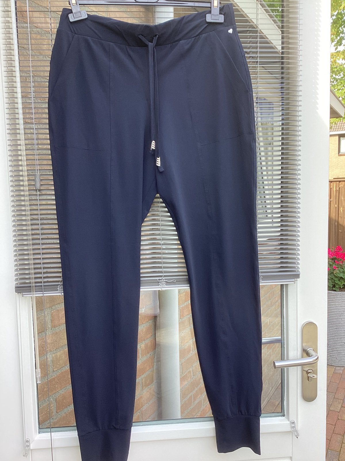 Helena Hart Travelstof broek blauw, Blauw, Maat 42/44 (L), Nieuw, Ophalen of Verzenden