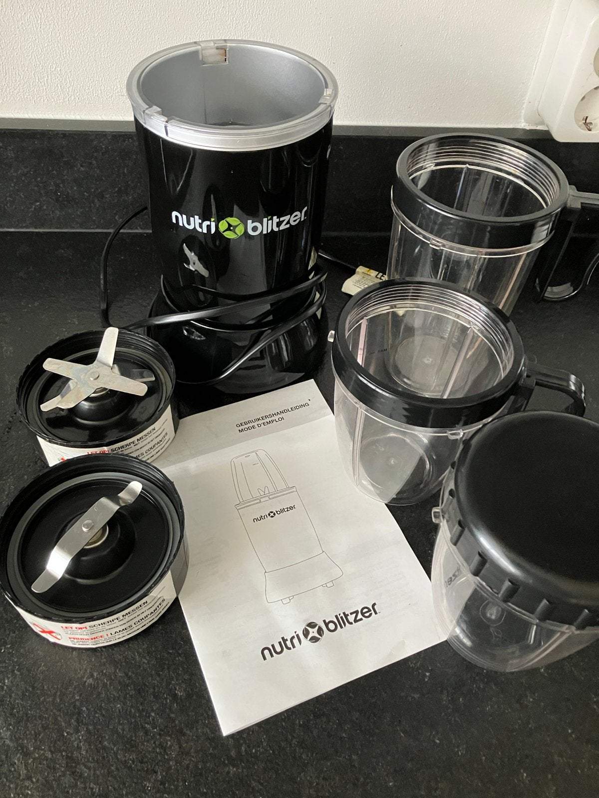 Nutri Blitzer: maak Smoothies, Groentesappen & Milkshakes, Ophalen of Verzenden, Gebruikt, Blender