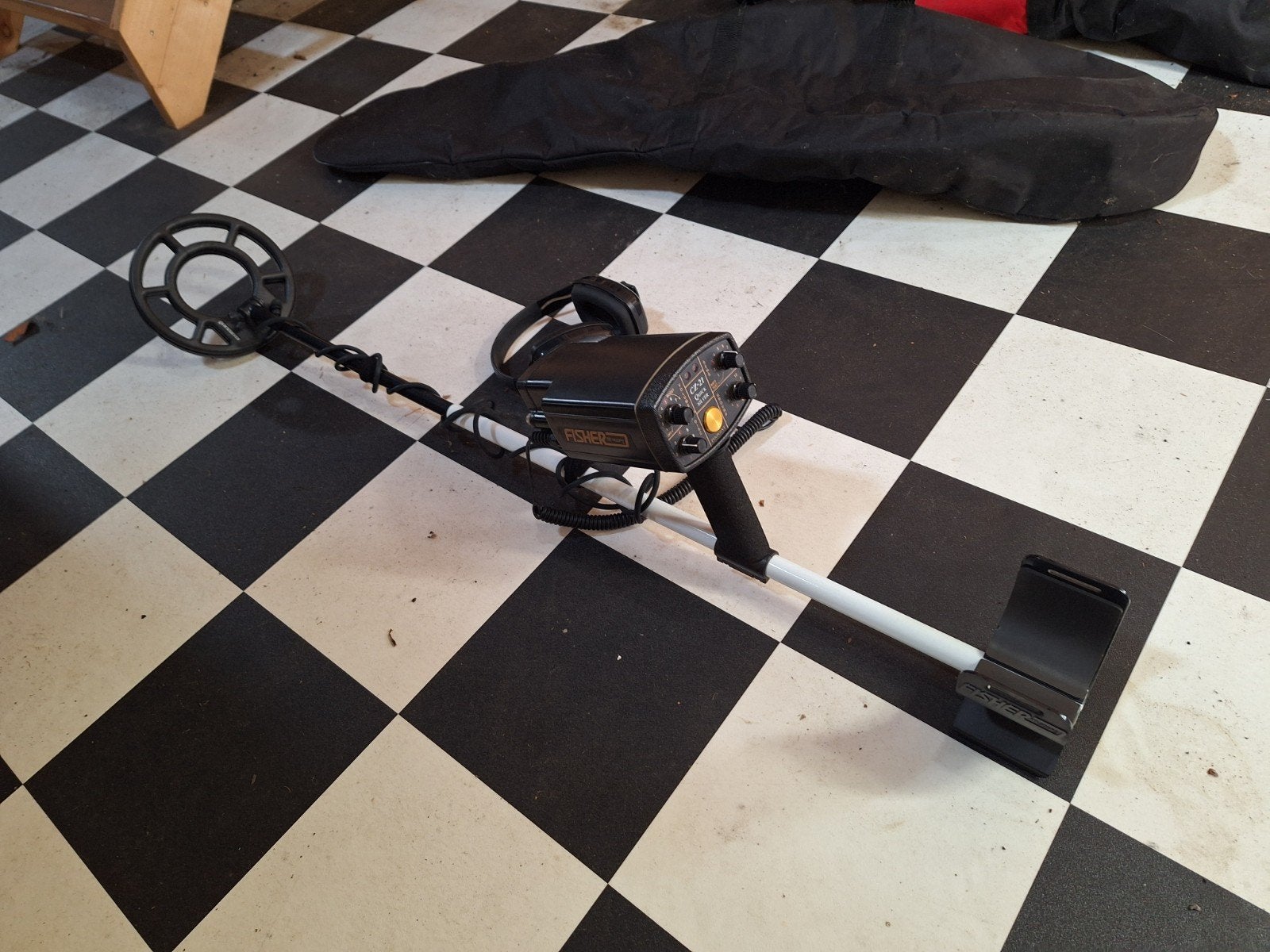 Metaaldetector onderwater quicksilver fisher cz 21 cz-21, Zo goed als nieuw, 30 cm of minder, Instelbare gevoeligheid, Ophalen