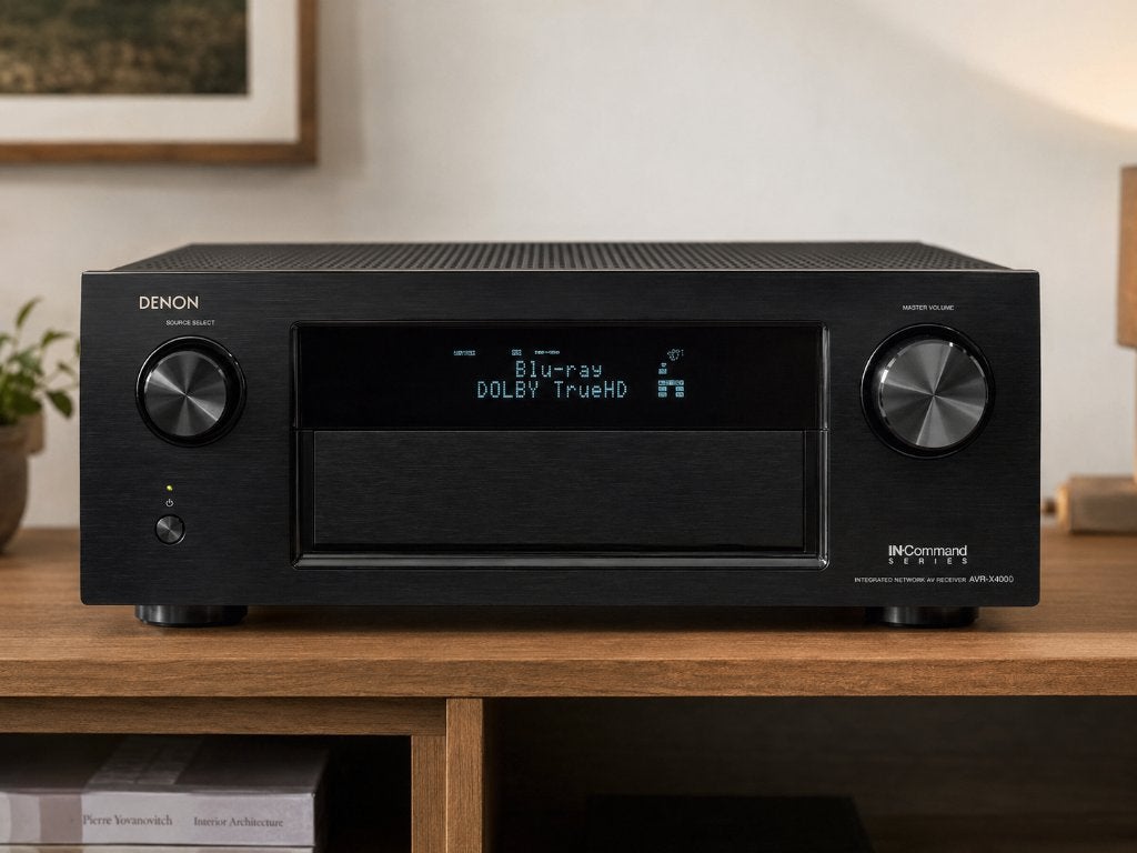 Denon AVR-X4000 7.2 AV Receiver – Audyssey XT32 – 4K, Audio, Tv en Foto, Ophalen, Gebruikt, Denon, 120 watt of meer