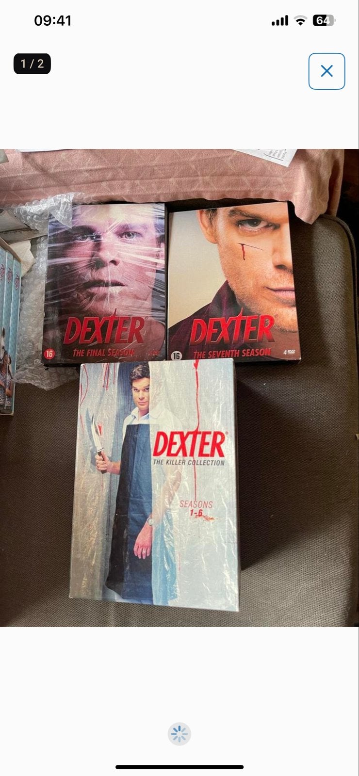 Dexter DVD Boxset - Seizoen 1-8 en losse seizoenen, Cd's en Dvd's, Maffia en Misdaad, Engels, Vanaf 16 jaar, Nederlands