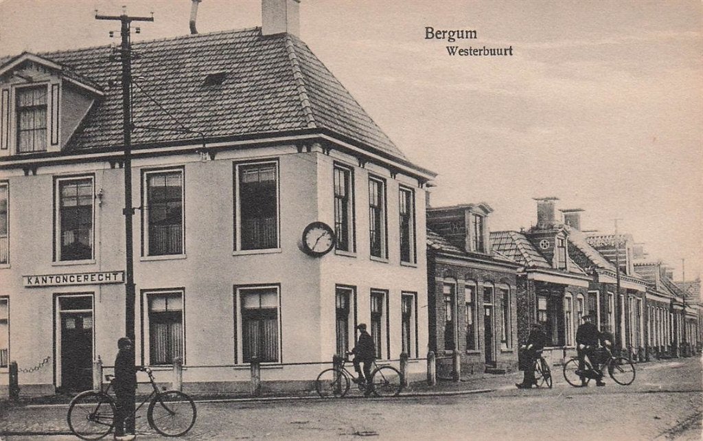 703-044-023 Bergum Westerbuurt, Verzenden, Voor 1920, Friesland
