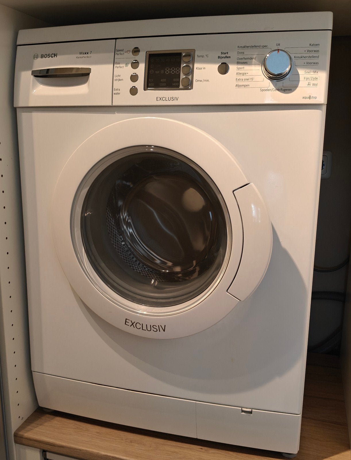Bosch Maxx 7 VarioPerfect Wasmachine - Goede Staat, Witgoed en Apparatuur, Wasmachines, Ophalen, Gebruikt, Wolwasprogramma, Voorlader