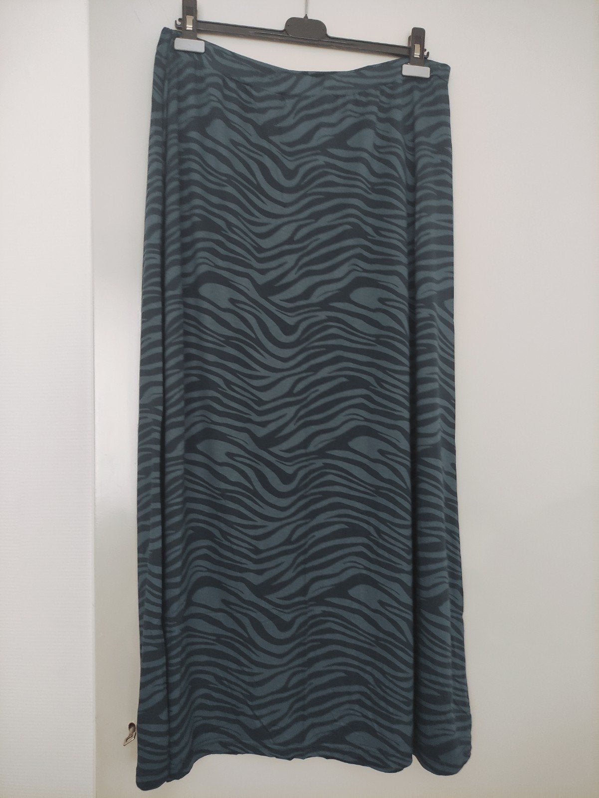Lange  blauwe multi tricot rok LizDevy maat XL, Lizdevi, Blauw, Maat 42/44 (L), Nieuw
