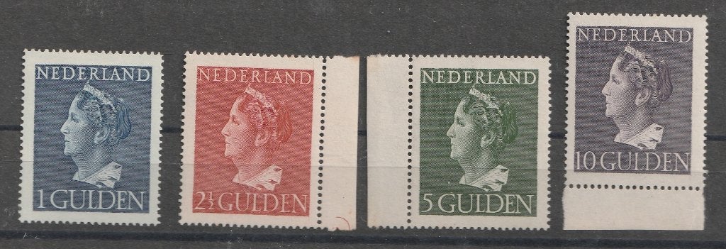 346-349 1946 Kon. Wilhelmina MNH, Postzegels en Munten, Ophalen of Verzenden, Na 1940, Postfris