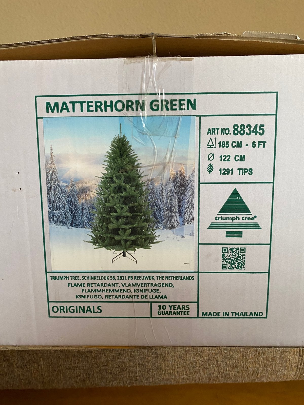 Kerstboom, Ophalen, Zo goed als nieuw