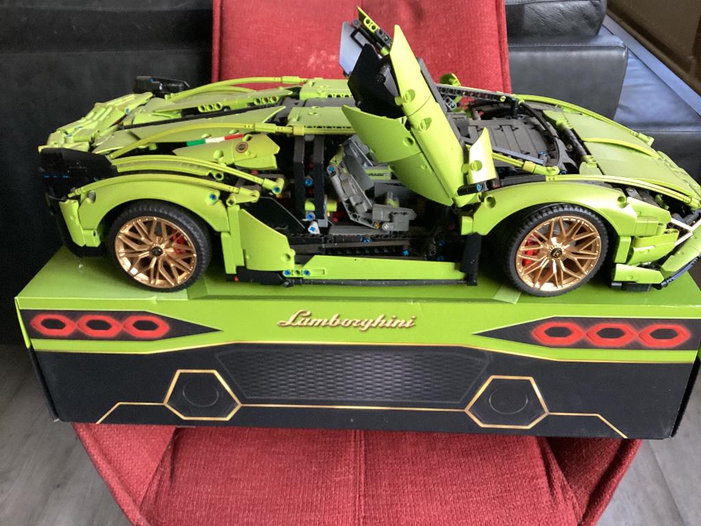 LEGO Technic Lamborghini Sián FKP 37, Ophalen, Zo goed als nieuw, Complete set, Lego