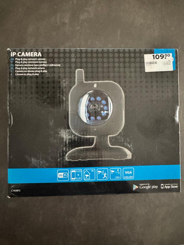 ELRO C703IP.2 IP Camera - Plug & Play Netwerkcamera, Ophalen of Verzenden, Zo goed als nieuw