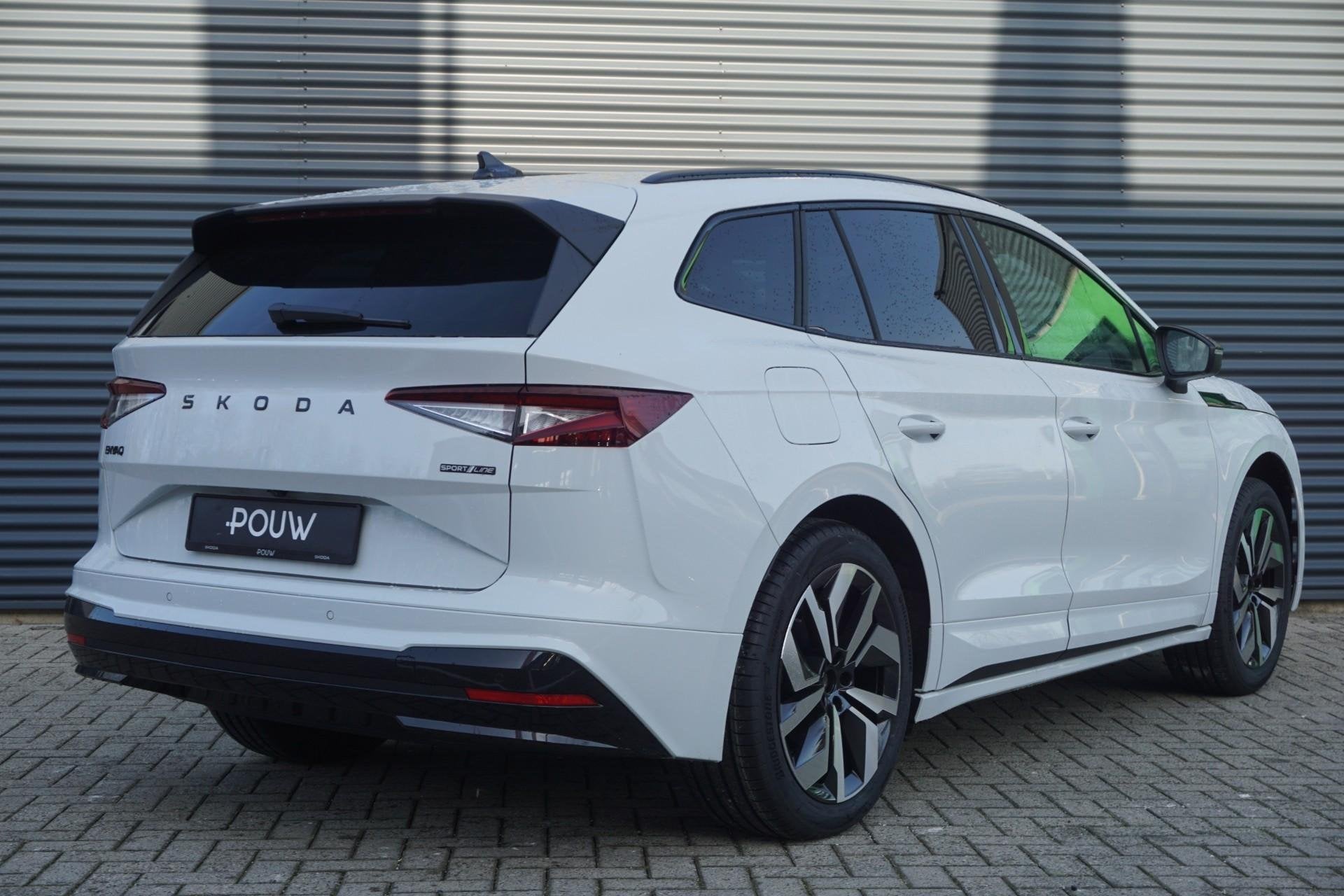 Skoda Enyaq 85 286pk Sportline | Business Upgrade Advanced |, Auto's, Skoda, Automaat, 12 maanden, Achterwielaandrijving, 82 kWh