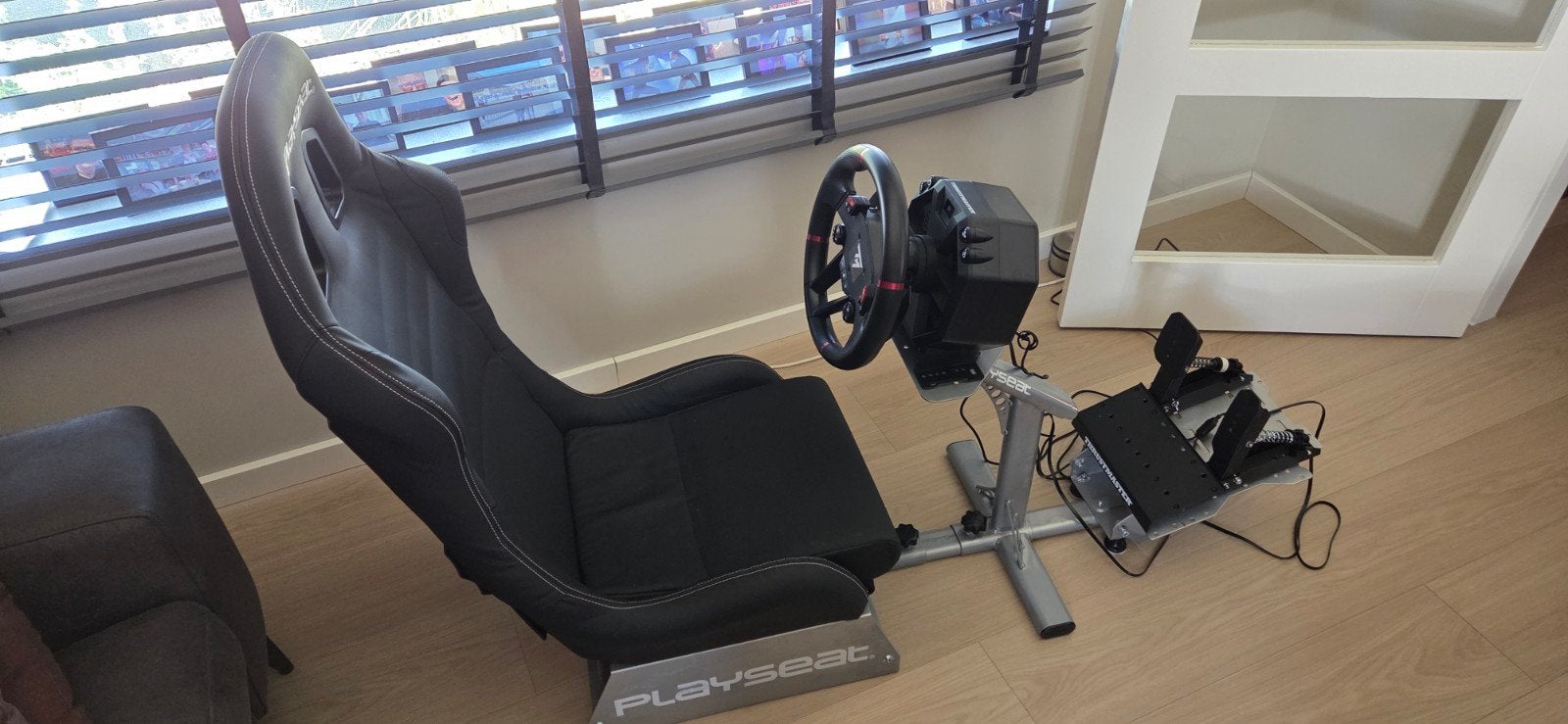 Thrustmaster T598 Racing Stuur met Playseat en Pedalen, Spelcomputers en Games, Ophalen, Zo goed als nieuw, Playseat of Racestoel