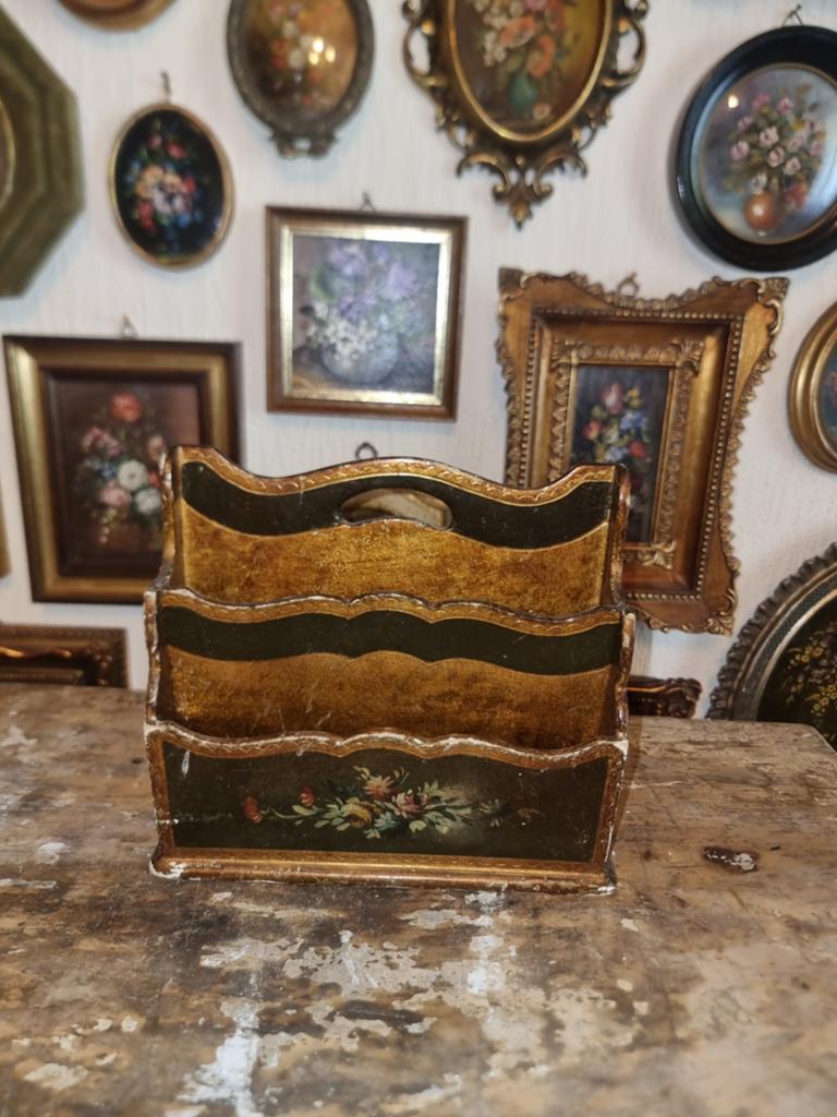 Oud florentijns italiaans postvakje postbakje, Ophalen of Verzenden