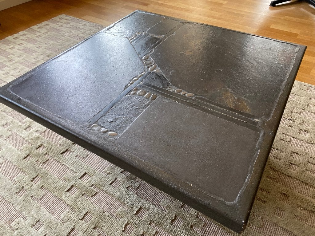Vintage salon tafel van Paul Kingma, Huis en Inrichting, Tafels | Salontafels, Ophalen, Overige materialen, Gebruikt, 50 tot 100 cm