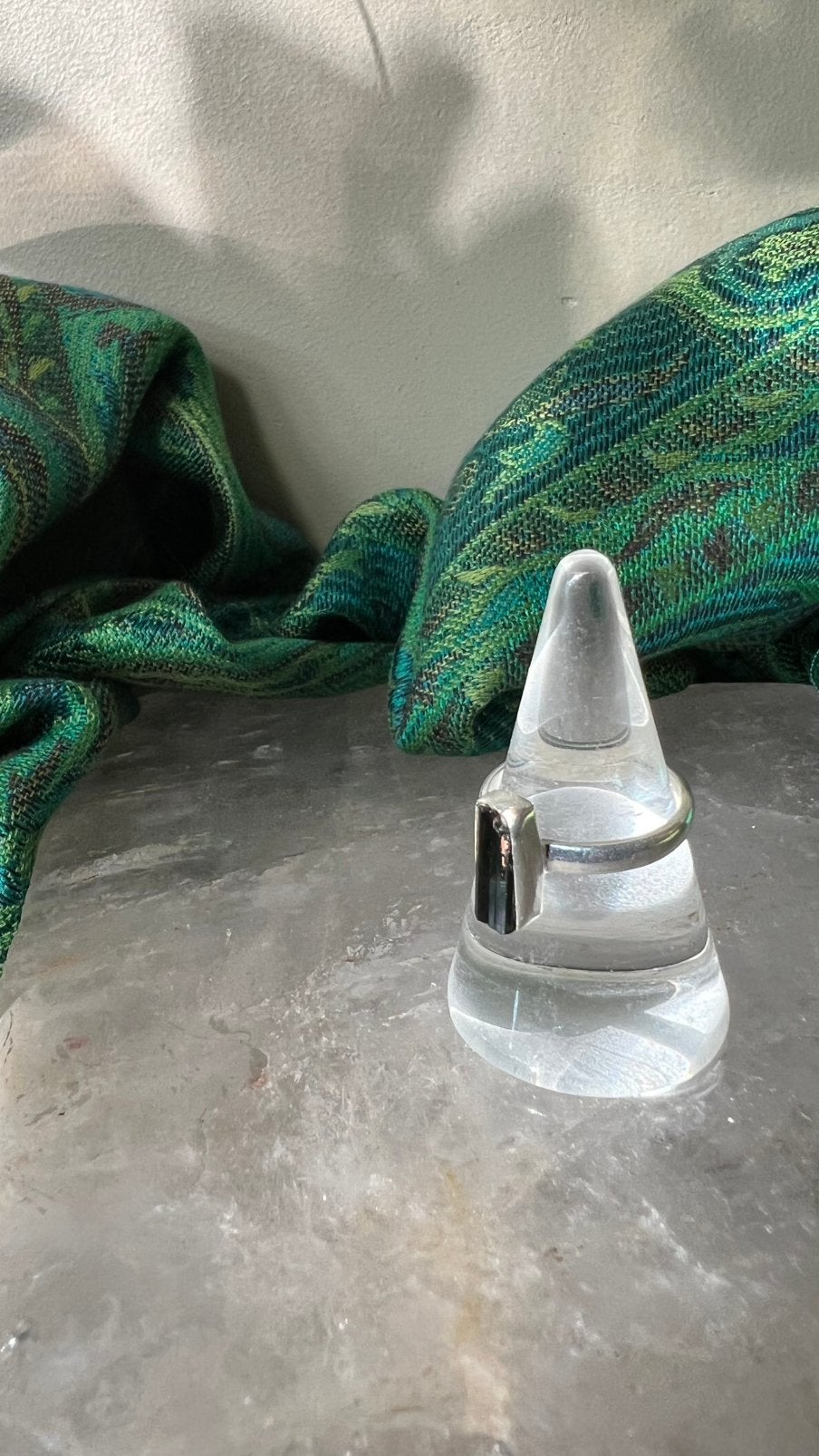 Toermalijn groen verdiliet beschermt aura straling magie, Sieraden, Tassen en Uiterlijk, Ringen, Magnolia11, Nieuw, Ophalen of Verzenden