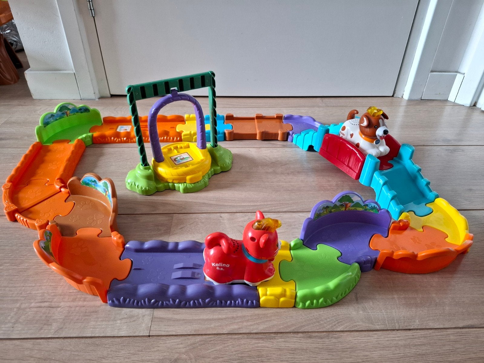 Vtech zoef zoef avonturenpad met 2 extra dieren, Kinderen en Baby's, Speelgoed | Vtech, Ophalen of Verzenden, Zo goed als nieuw