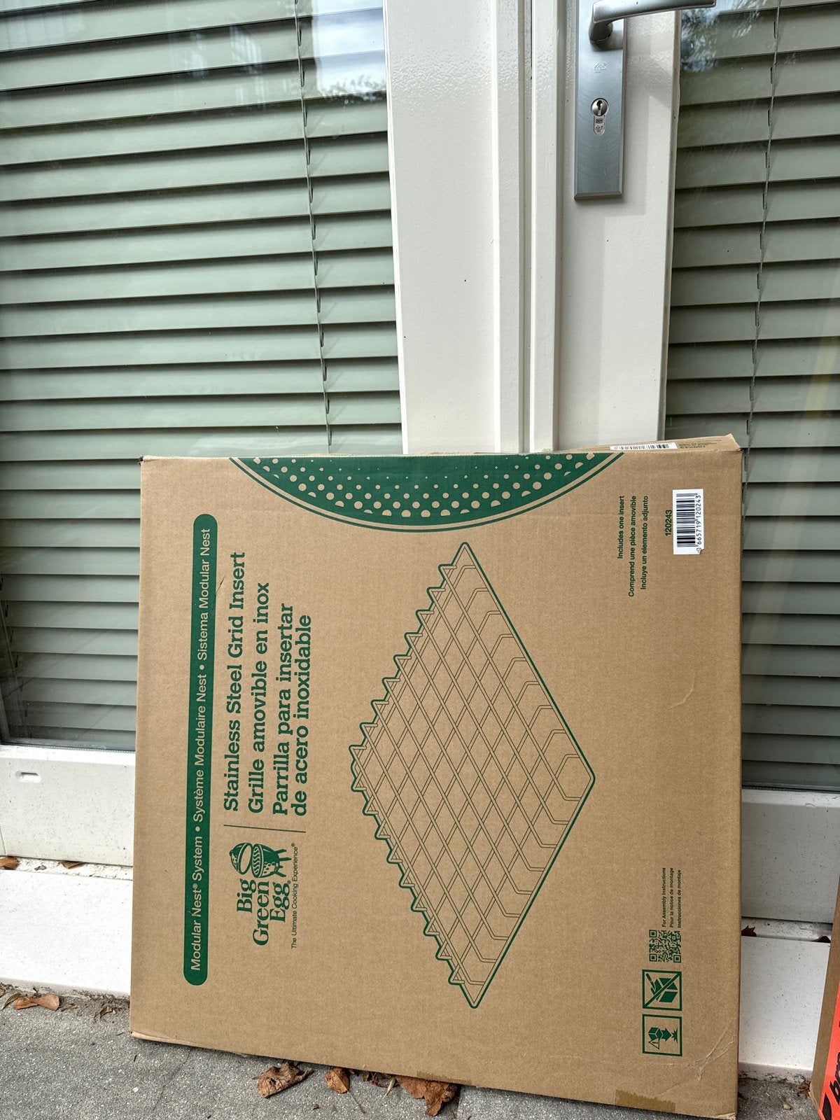 Big Green Egg RVS Rooster Inzetstuk Modular Nest, Ophalen, Nieuw