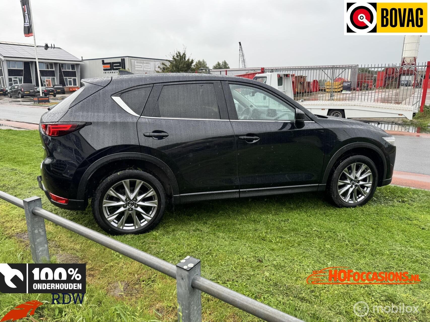 Mazda CX-5 2.0 SkyActiv-G 165 Luxury CARPLAY/HUD/LEDER/BOSE, Auto's, 15 km/l, Gebruikt, 4 cilinders, Zwart