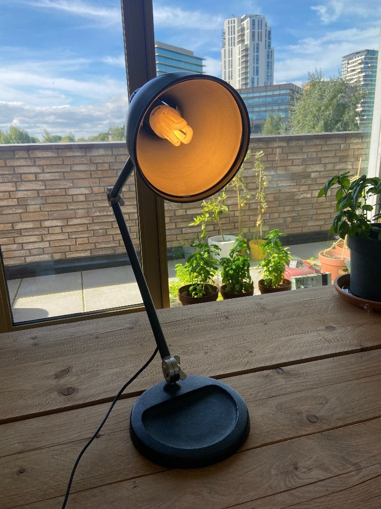 Stijlvolle IKEA bureau lamp – Functioneel en design, Bureaulamp, Gebruikt, E27 (groot), Zwart