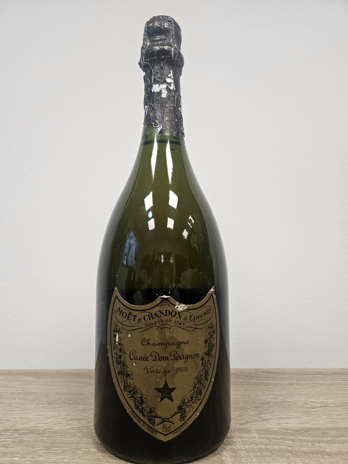 Dom Pérignon Vintage 1976 Champagne - Moët & Chandon, Gebruikt, Frankrijk, Ophalen of Verzenden, Champagne