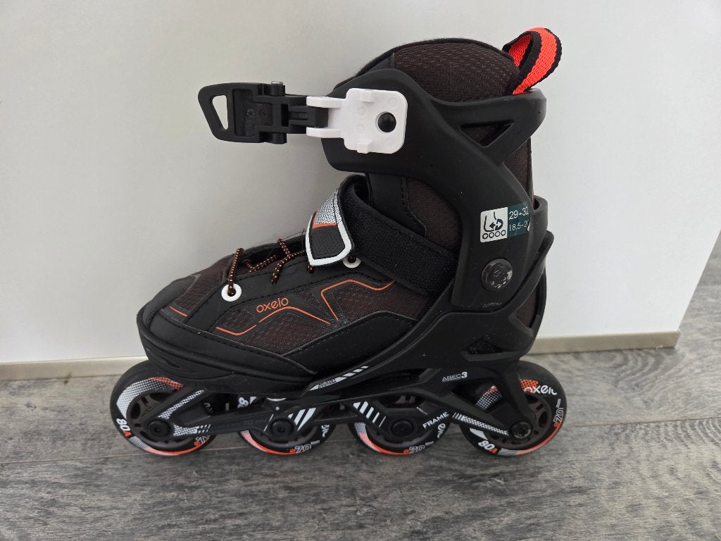 Oxelo skeelers, Sport en Fitness, Skeelers, Verstelbaar, Kinderen, Zo goed als nieuw, Inline skates 4 wielen