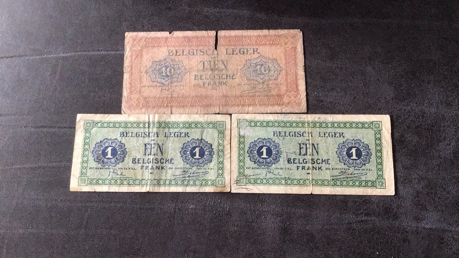 Biljetten Belgisch leger., Postzegels en Munten, Ophalen of Verzenden