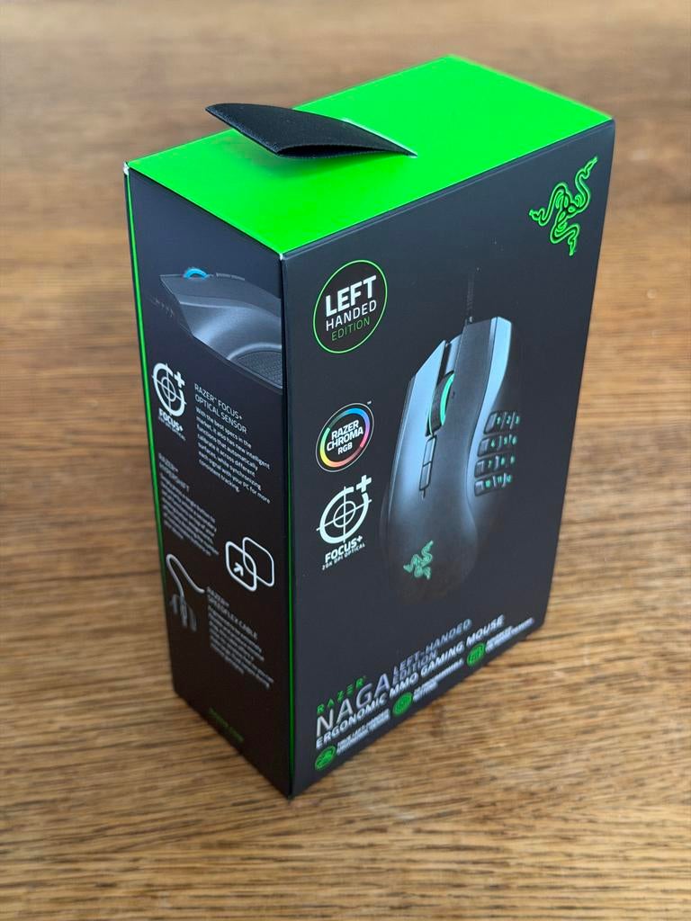 Razer Naga Left-Handed Edition Ergonomische Gaming Muis, Computers en Software, Muizen, Ophalen, Muis, Ergonomisch, Linkshandig