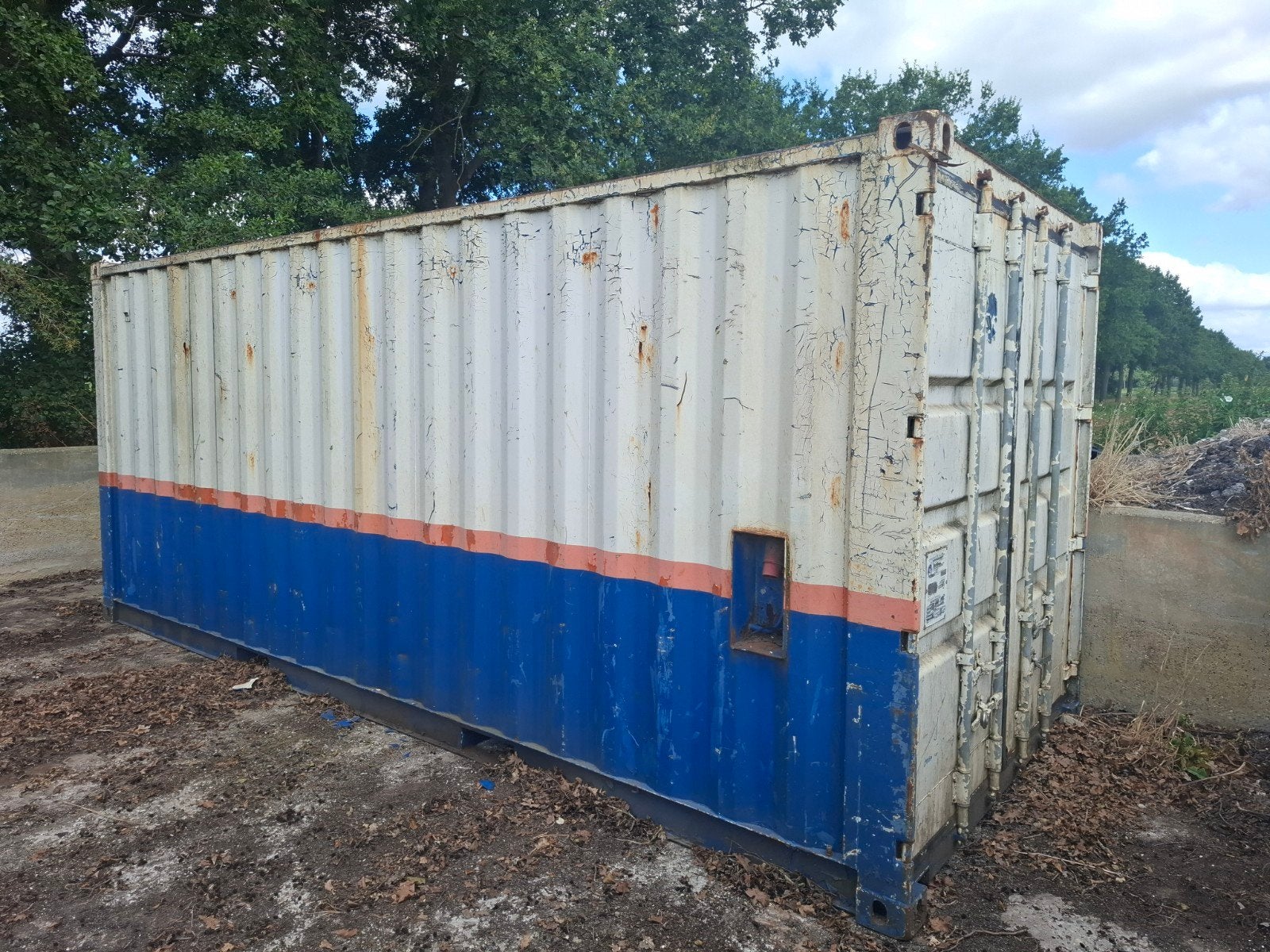 1x 20f container zeecontainer, Ophalen of Verzenden