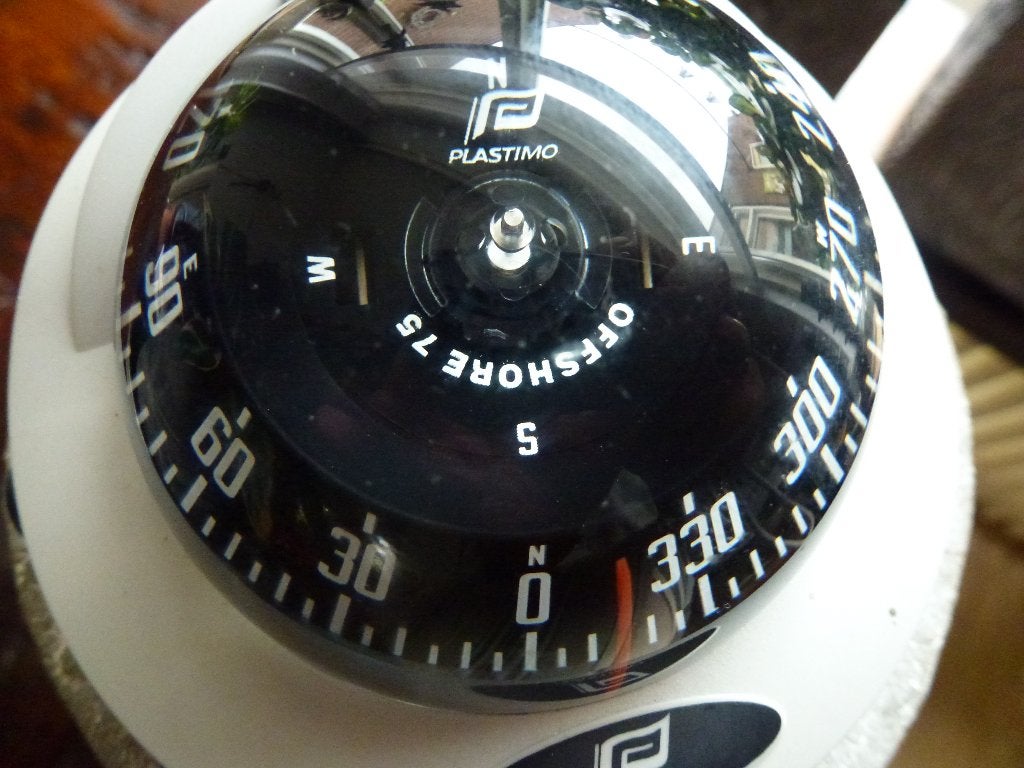 te koop kompas  Plastimo offshore 75, Ophalen of Verzenden, Gebruikt, Gps of Kompas