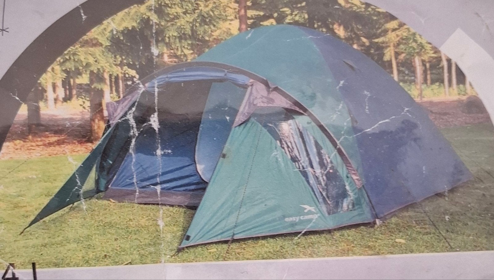 Easy Camp Torino 4L koepeltent - 4 persoons, lichtgewicht, Ophalen, Gebruikt, Tot en met 4