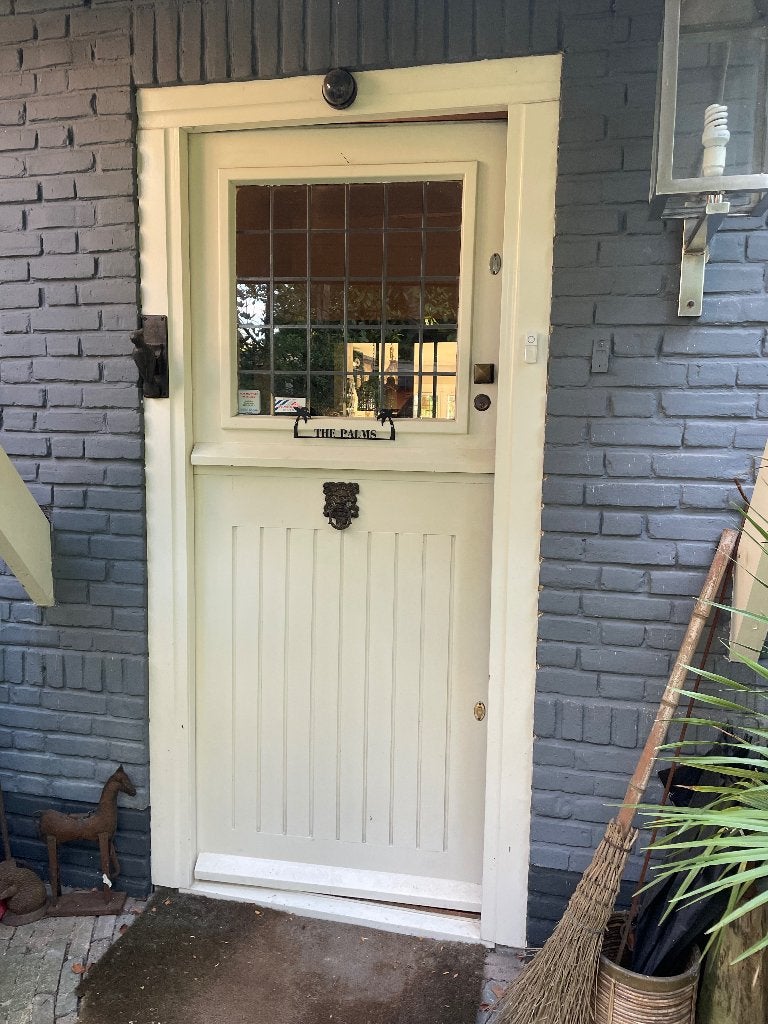 Mooie houten voordeur, Ophalen, Gebruikt, 80 tot 100 cm, Buitendeur