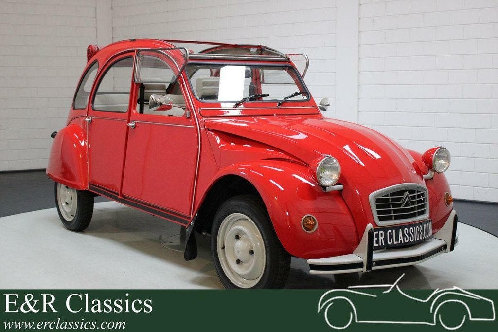 Citroën 2CV6 | Gerestaureerd | Club uitvoering | 1985, Auto's, Voorwielaandrijving, Stof, 602 cc, Citroën