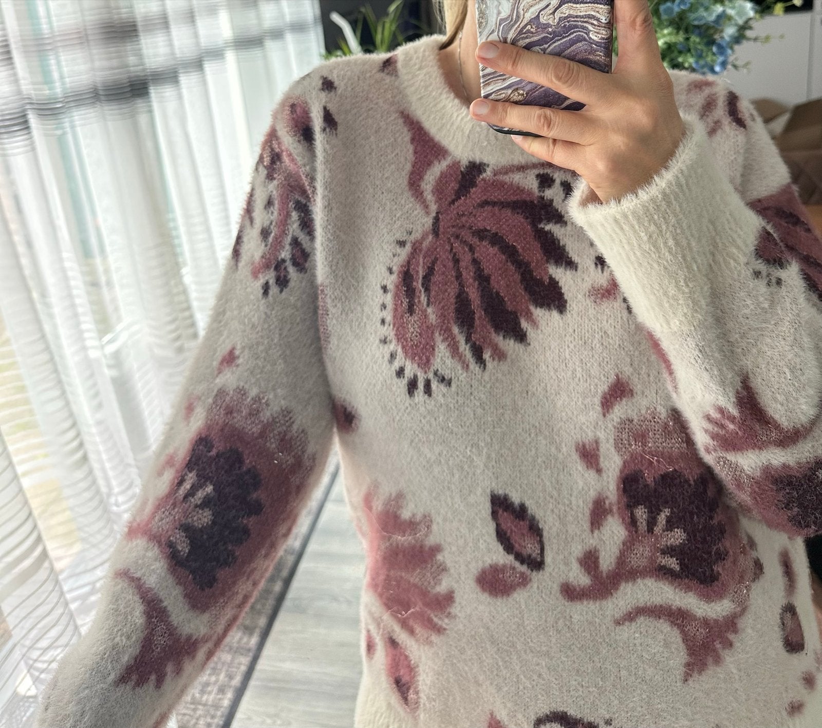 Warme trui, Kleding | Dames, Maat 38/40 (M), Zo goed als nieuw, Gina, Meerkleurig