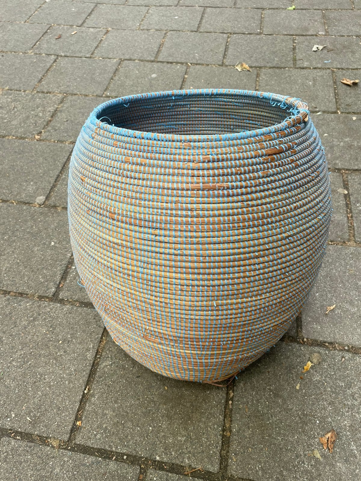 Afrikaanse mand, Huis en Inrichting, Ophalen, Kunststof, Gebruikt, Mand