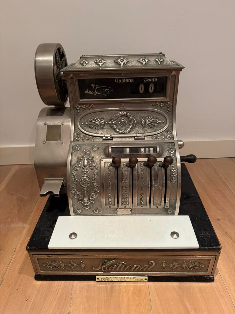 Van Hessen & co National Cash Register kassa, antiek; 1905, Antiek en Kunst, Antiek | Kantoor en Zakelijk, Ophalen