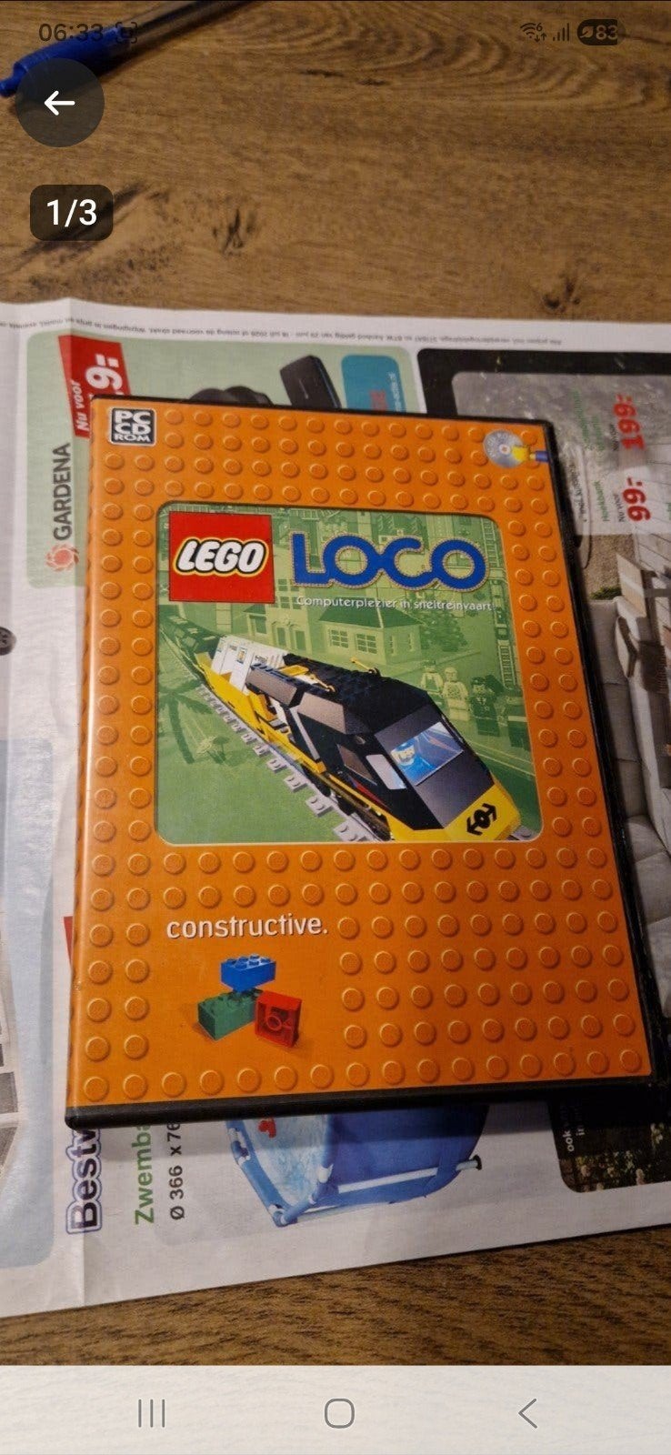Lego Loco PC CD-ROM - Constructie en Simulatie Game, Gebruikt, 1 speler, Ophalen of Verzenden, Vanaf 3 jaar