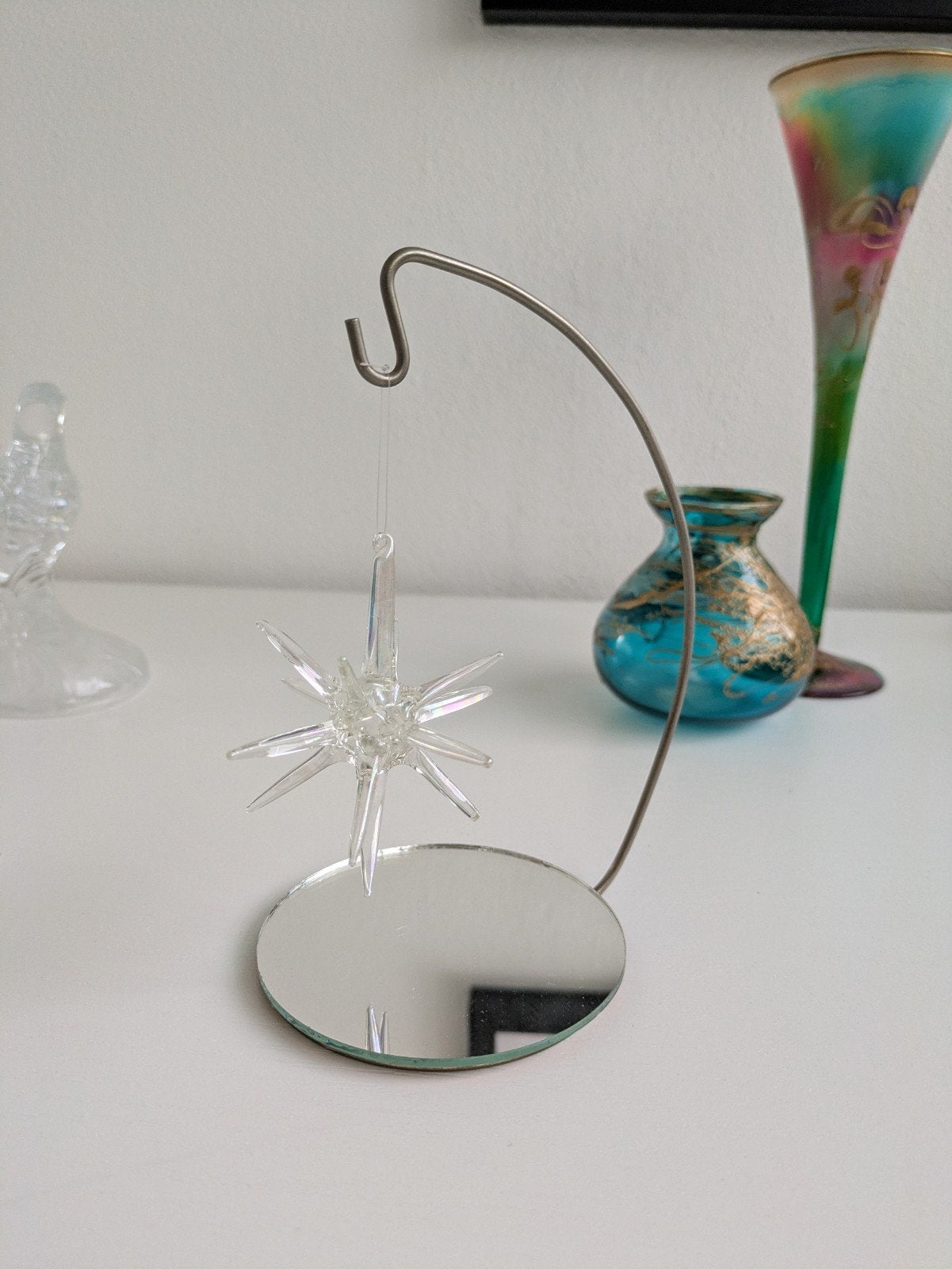 Kristallen kerstster, Ophalen