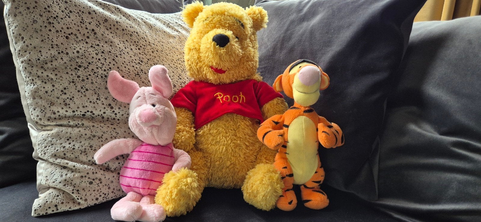 Winnie de Poeh knuffels (Poeh, Knorretje, Teigetje), Kinderen en Baby's, Disney, Disney, Beer, Ophalen of Verzenden