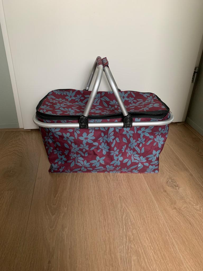 Nieuwstaat picknick mand tas. Inklapbaar., Ophalen of Verzenden, Zo goed als nieuw
