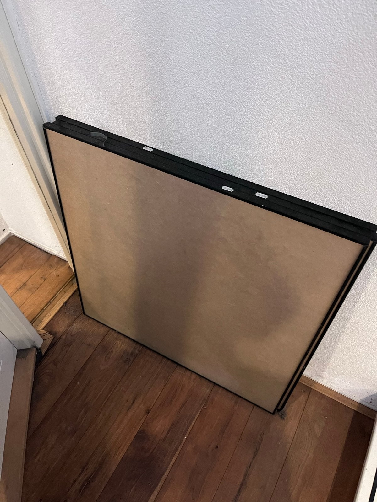 Zwarte fotolijsten, set van 3 80x80, Ophalen, Kunststof, Gebruikt, Fotolijst