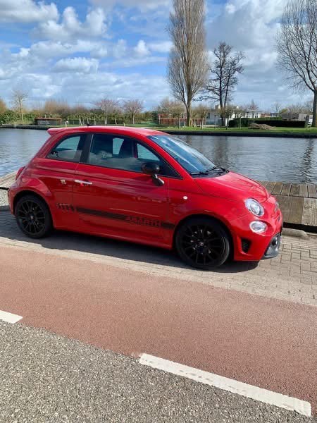 Abarth F595, bijna niet mee gereden, Auto's, Abarth, Particulier, ABS, Airconditioning, Apple Carplay, Bluetooth, Boordcomputer