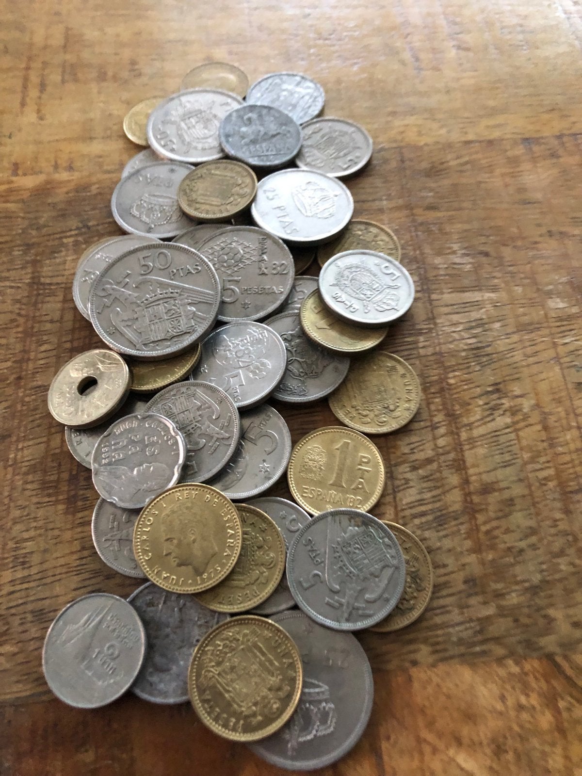 Collectie Spaanse munten - Peseta's, Ophalen of Verzenden, Setje