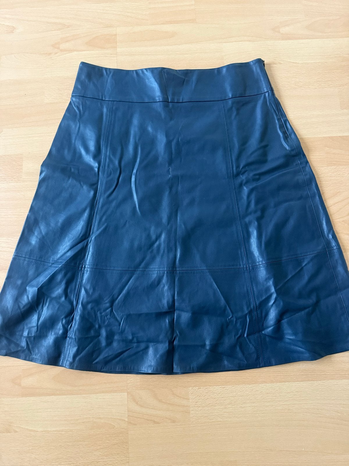 Kyra & Co mooie donkerblauwe rok van imitatieleer, Kleding | Dames, Maat 38/40 (M), Blauw, Ophalen of Verzenden, Zo goed als nieuw