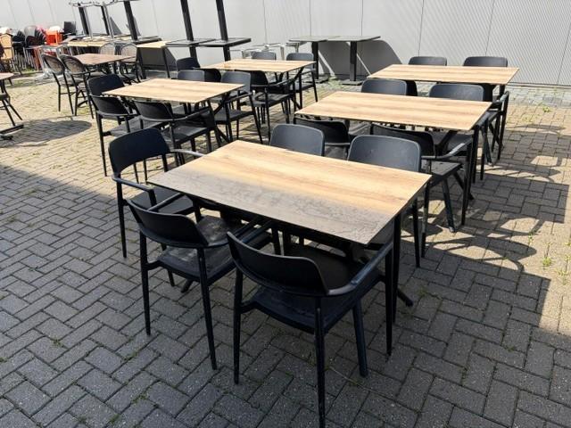 Gebruikte terrasset, Zakelijke goederen, Horeca | Meubilair en Inrichting, Ophalen, Gebruikt, Meubilair