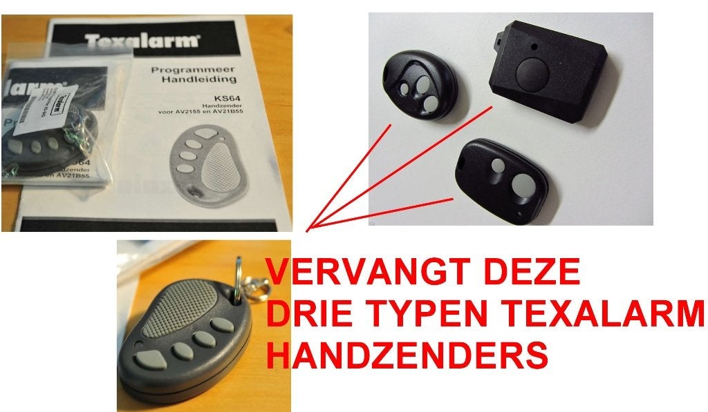 Texalarm handzenders en ASN alarm BAS 320 Bas 325 zenders, Auto diversen, Ophalen of Verzenden, Nieuw