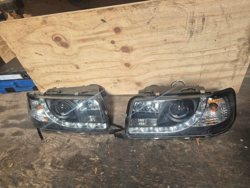 Audi 80 b4 koplampen (Devil Eyes), Ophalen of Verzenden, Gebruikt, Audi