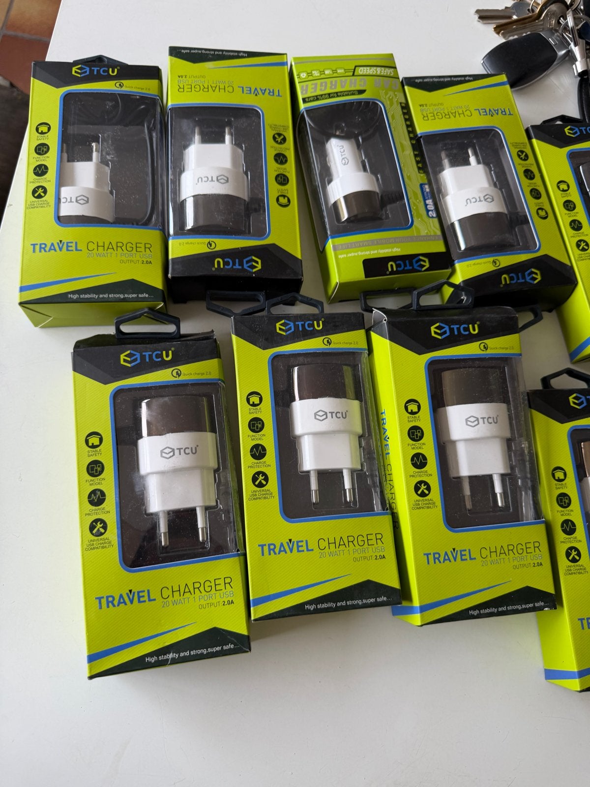 TCU Travel Chargers & Home Chargers - Nieuw in doos, Ophalen of Verzenden, Nieuw