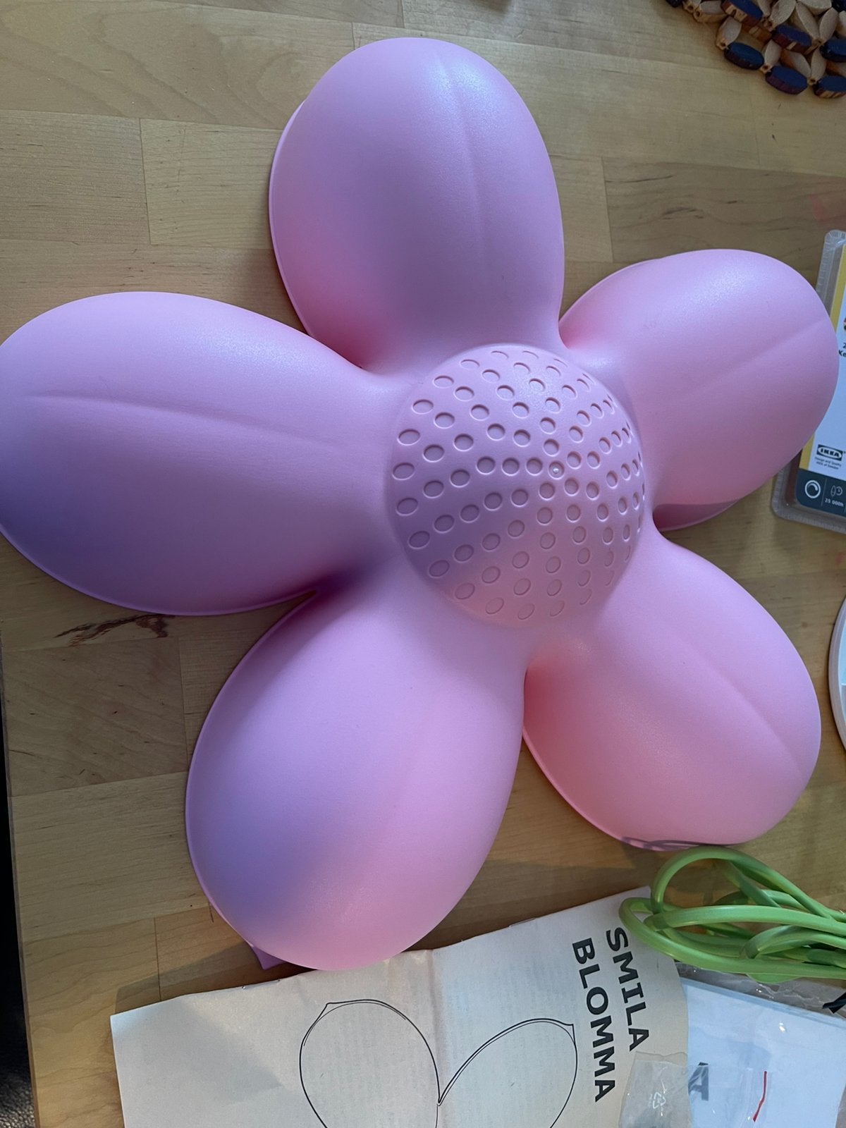 Smila Blomma wandlamp met nieuwe lamp, Ophalen, Nieuw